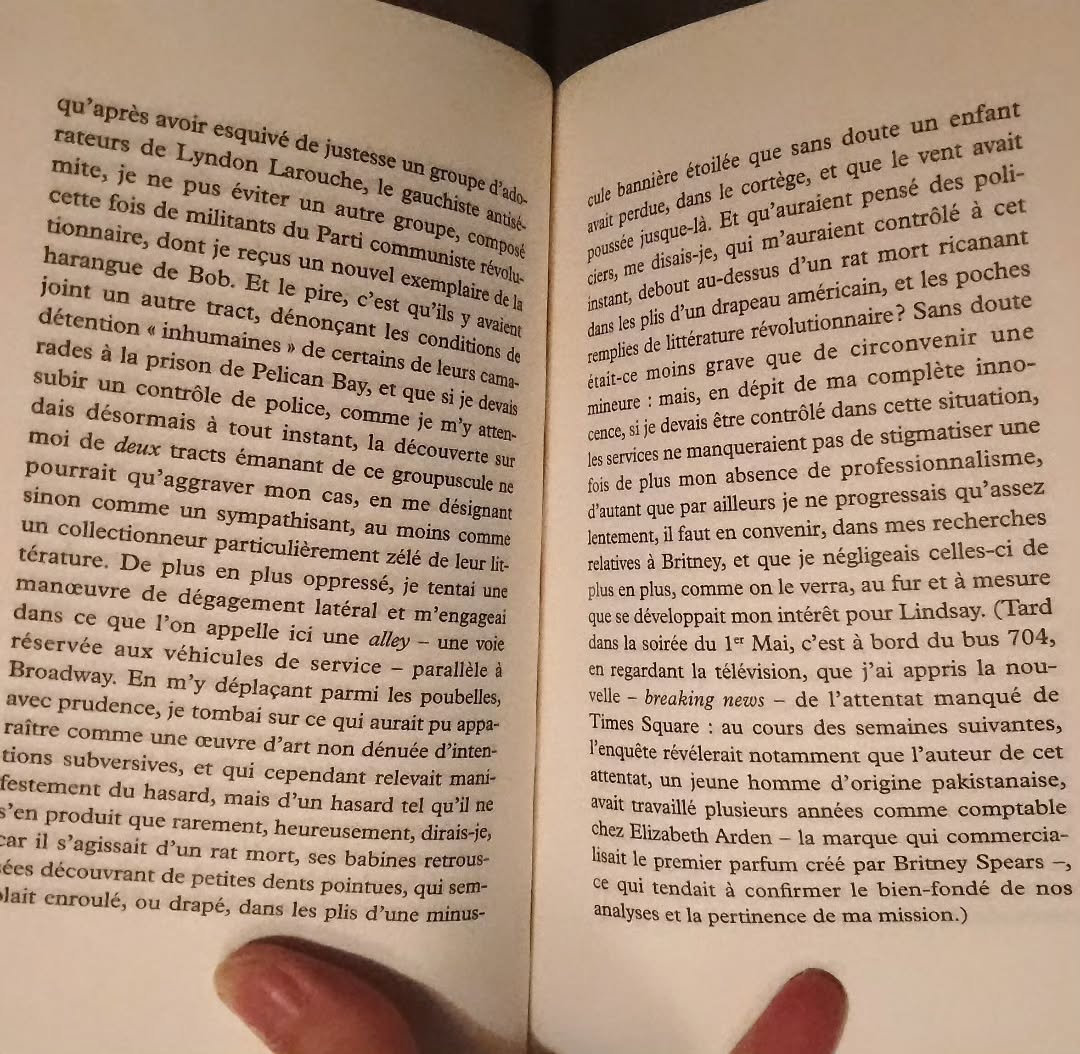Jean Rolin « Le ravissement de Britney Spears » (P.O.L)