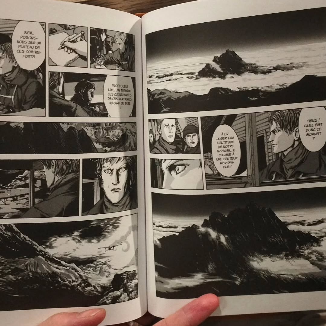 Gou Tanabe, d’après Lovecraft « Les montagnes hallucinées» (Ki-oon)