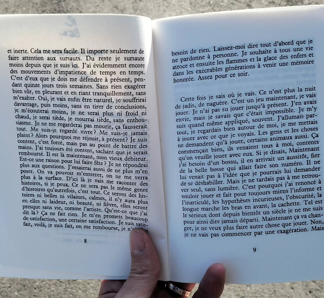 Samuel Beckett « Malone meurt » (Les Éditions de Minuit)